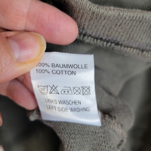 Mens Chiemsee V-neck Heavy 100% Cotton Plush Jersey Pullover Size XL - Picture 6 of 8